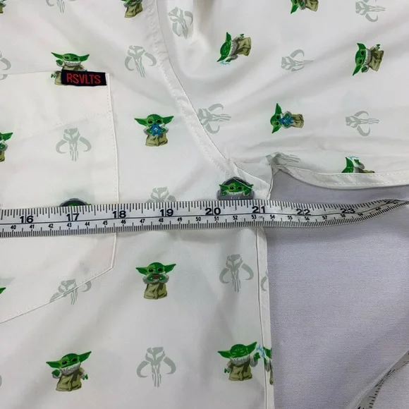 RSVLTS Star Wars Mandalorian Child Diamond Grogu Yoda Kunuflex Shirt Men’s M New